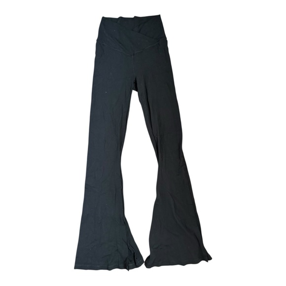 OFFLINE By Aerie Real Me Super High Waisted Crossover Flare Legging Black Size M - Picture 4 of 6